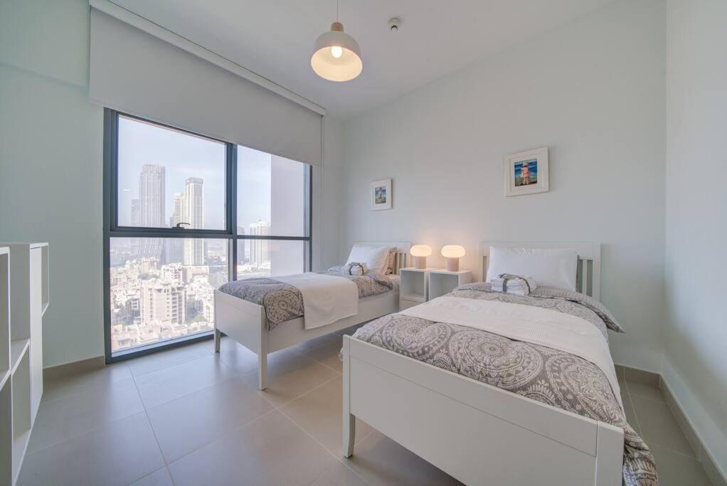 迪拜Burj Khalifa View - 2Br And Maid - Downtown公寓 外观 照片